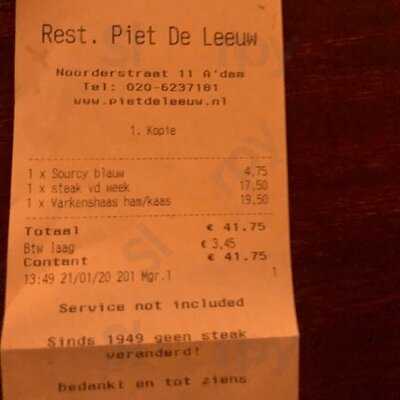Steakhouse Piet De Leeuw