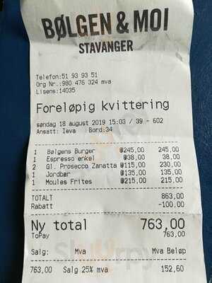 Bølgen & Moi Stavanger