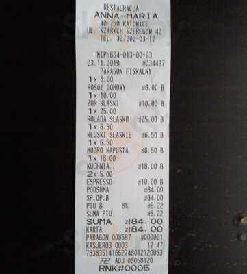 Anna Maria Restauracja