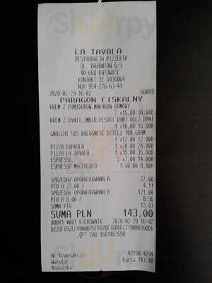La Tavola Restauracja Włoska