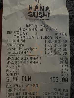 Hana Sushi Kraków