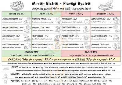 Mirror Bistro - Pierogi Bystro