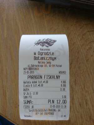 Kawiarenka W Ogrodzie Botanicznym