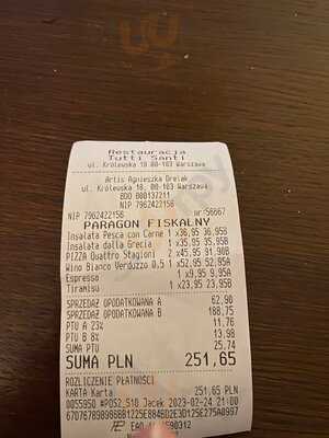 Tutti Santi Warszawa