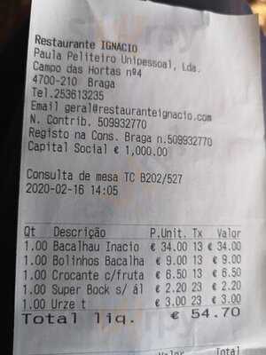 Restaurante Ignácio