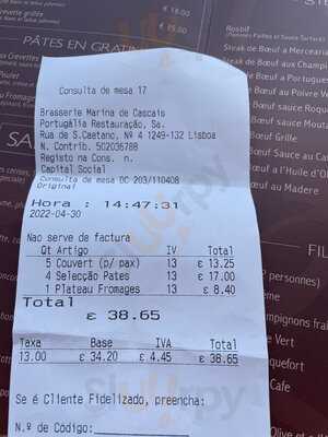 La Brasserie De L'entrecôte - Cascais