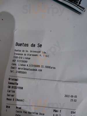 Duetos Da Sé Café Bar Restaurante