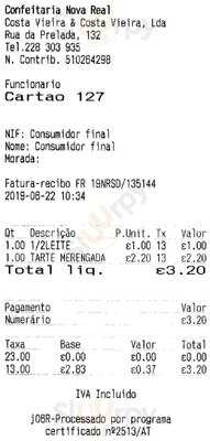 Confeitaria Nova Real