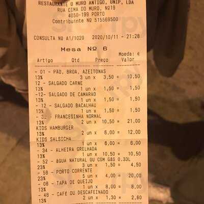 O Muro Antigo Restuarante