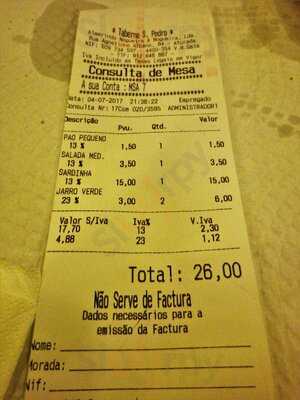 Taberna Do Sao Pedro