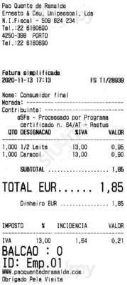 Pão Quente De Ramalde