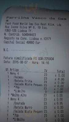 Parrilha Vasco Da Gama