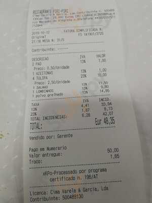 Restaurante Piri Piri