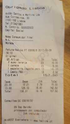 Antao Santos E Martins