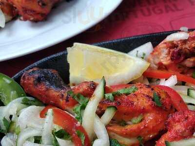 O Caril De Índia E Pizza Flamingo