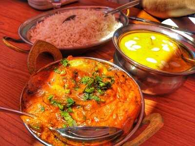 O Caril De Índia E Pizza Flamingo