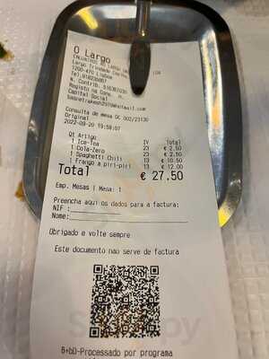 Restaurante O Largo Bairro Alto Lisboa