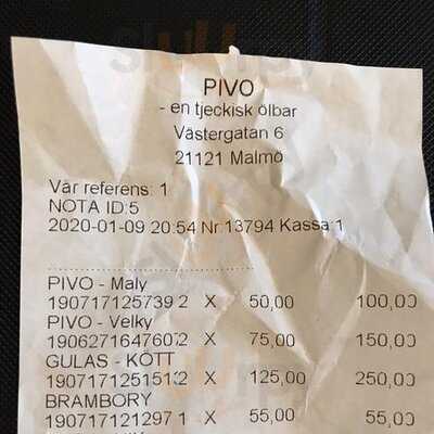 Pivo - En Tjeckisk ölbar