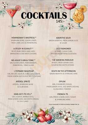 The Sherlock Holmes Cocktail Bar